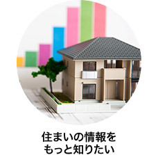 住まいの情報をもっと知りたい